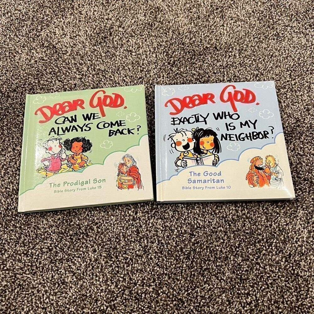 Set of 2 “Dear God” children’s hardback books